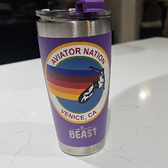 Aviator Nation Purple Tumbler 20 oz. - Picture 1 of 3